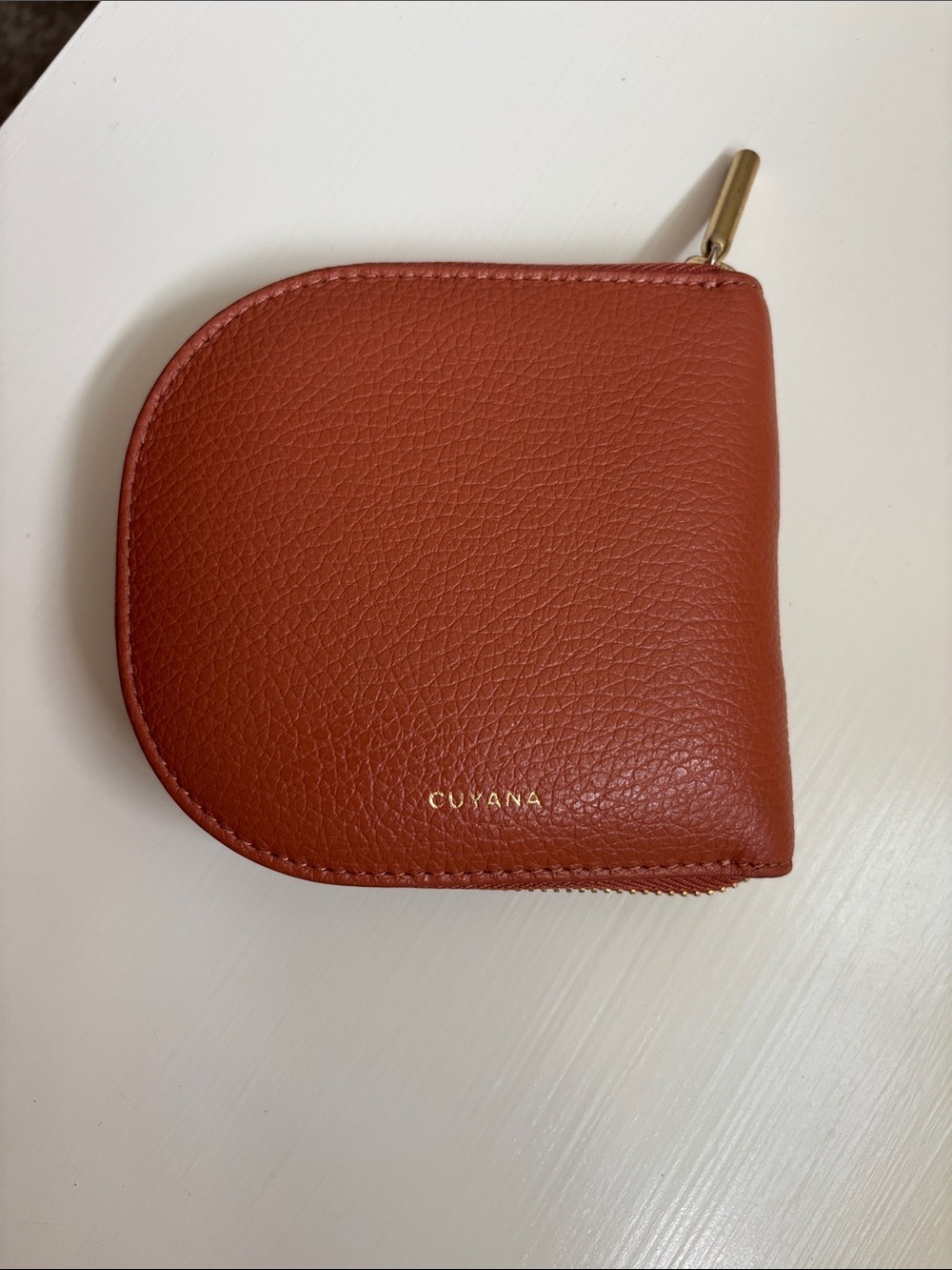 Cuyana Duo Leather Wallet in Terracotta - Picture 2 of 6